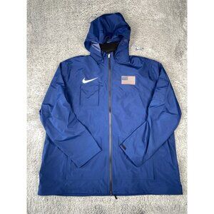 Nike USA International Pro Elite Storm-FIT ADV Jacket SZ 2XL Men Navy AO8866-492